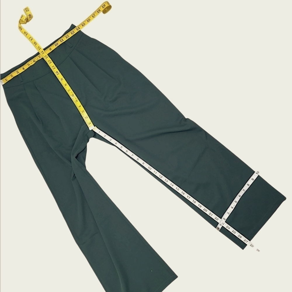 Halara High Waisted Two Button Shirredstraight Le… - image 6